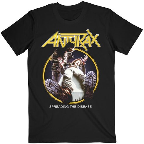 Anthrax - Spreading The Disease Track list (Back Print) póló