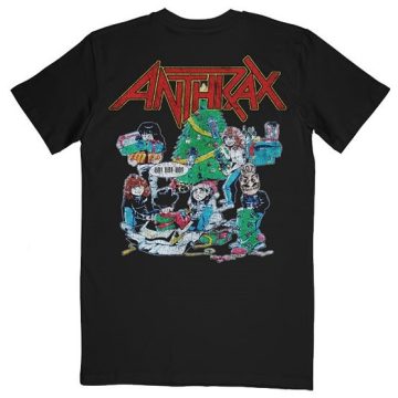 Anthrax - Vintage Christmas (Back Print) póló