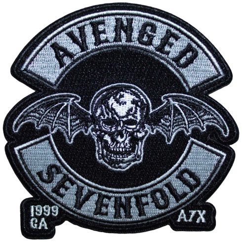 Avenged Sevenfold - Deathbat Crest Cut-Out (szőtt) felvarró