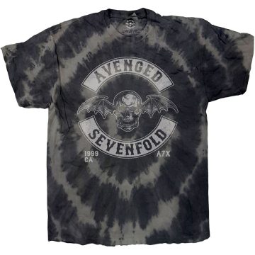 Avenged Sevenfold - Deathbat Crest (Dip-Dye) póló