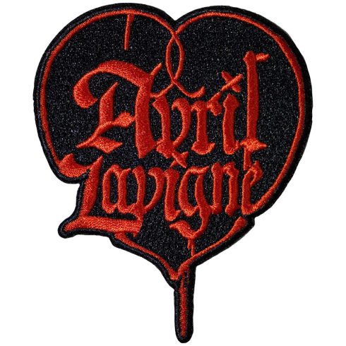 Avril Lavigne - Heart (szőtt) felvarró