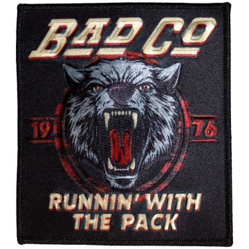 Bad Company - Runnin' With The Pack (szőtt) felvarró