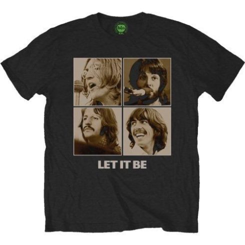 The Beatles - Let it be Sepia póló