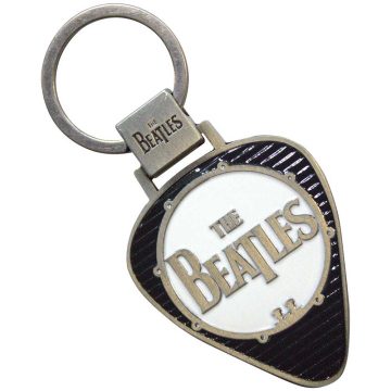 The Beatles - Drum Logo Plectrum fém kulcstartó
