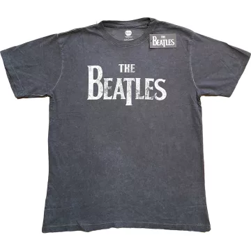 The Beatles - Drop T Logo (Snow Wash) póló