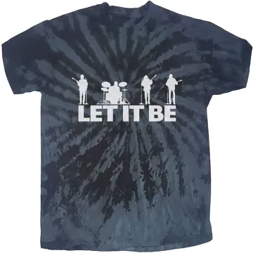 The Beatles - Let It Be Silhouette (Dip-Dye) póló