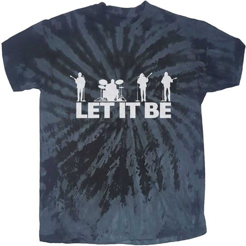 The Beatles - Let It Be Silhouette (Dip-Dye) póló