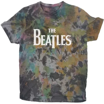 The Beatles - Drop T Logo (Dip-Dye) póló