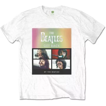 The Beatles - Album Faces Gradient póló