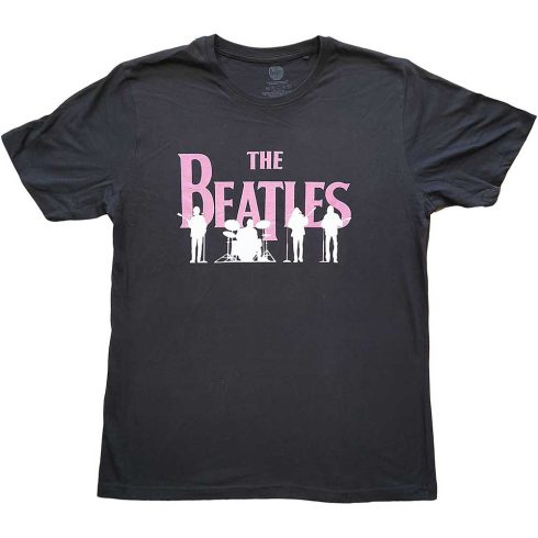 The Beatles - Band Silhouettes (Puff Print) póló