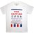 The Beatles - Washington '64 Stars & Stripes (White) póló