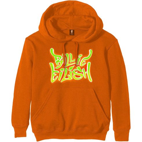 Billie Eilish - Airbrush Flames Blohsh (Back Print) pulóver
