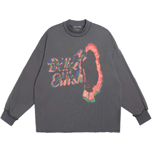 Billie Eilish - Neon Silhouette hosszú ujjú póló