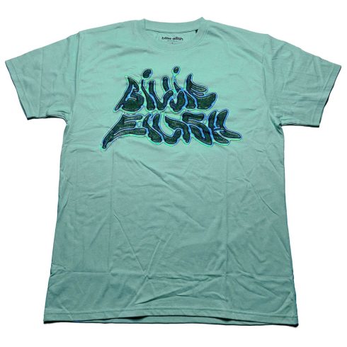 Billie Eilish - Neon Logo Billie (Back Print) póló