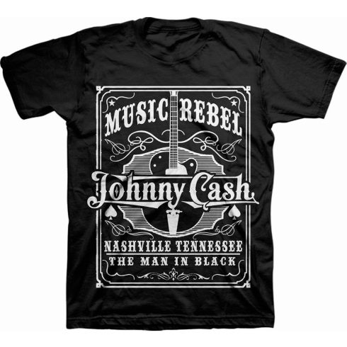Johnny Cash - Music Rebel póló