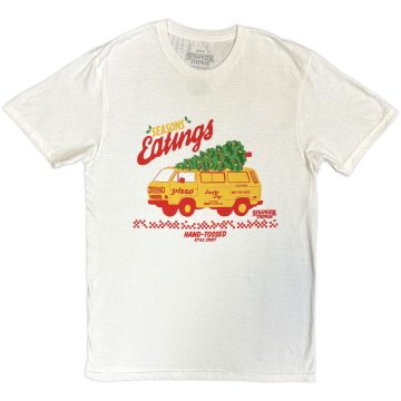   Stranger Things - Season Of Eating Hand Tossed (White) póló