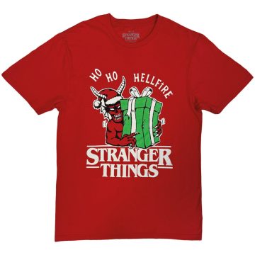 Stranger Things - Ho Ho Hellfire (Red) póló