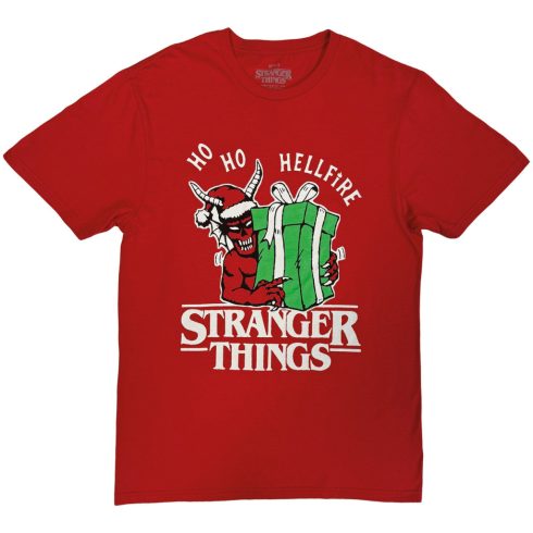 Stranger Things - Ho Ho Hellfire (Red) póló