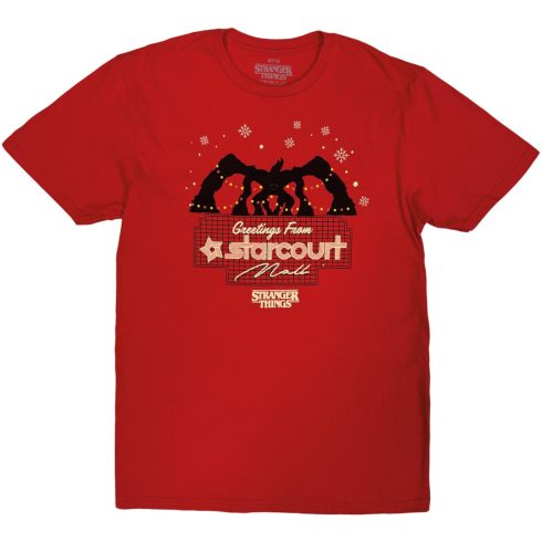 Stranger Things - Greetings From Starcourt (Red) póló