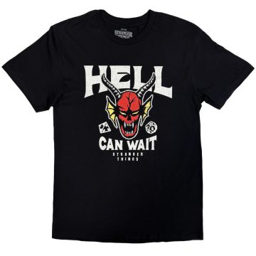 Stranger Things - Hell Can Wait (Black) póló