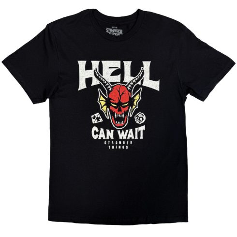 Stranger Things - Hell Can Wait (Black) póló