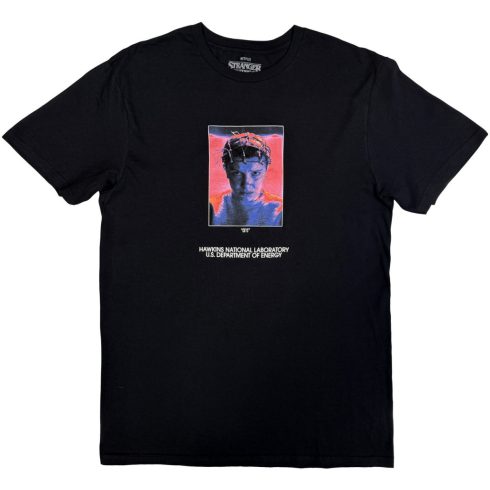 Stranger Things - Hawkins National Laboratory (Black) póló