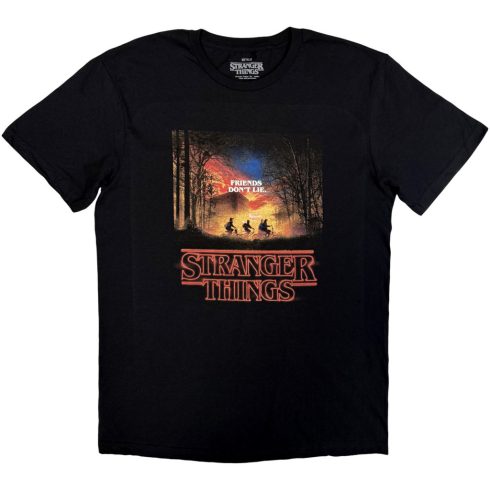 Stranger Things - Friends Don't Lie (Black) póló
