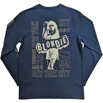   Blondie - NYC '77 (Back & Sleeve Print) hosszú ujjú póló