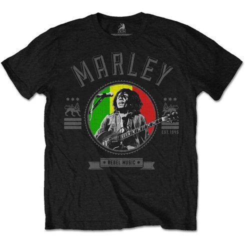 Bob Marley - Rebel Music Seal póló