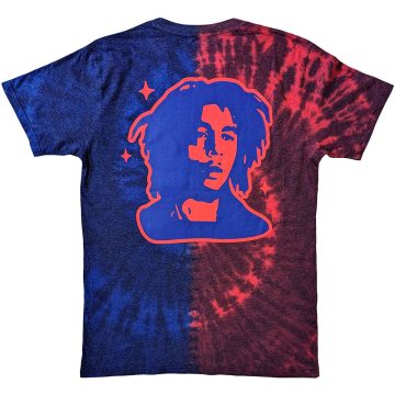 Bob Marley - Trippy Text (Red & Blue) póló