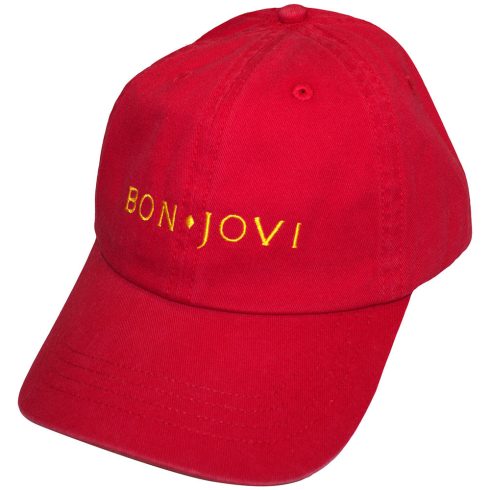 Bon Jovi - Original Logo (Red) baseball sapka