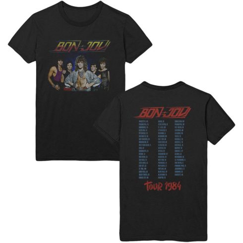 Bon Jovi - Tour '84 (Back Print) póló