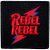 David Bowie - Rebel Rebel Pink & Blue (szőtt) felvarró