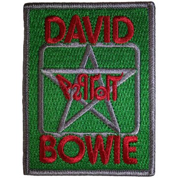 David Bowie - Back Stage Pass (szőtt) felvarró