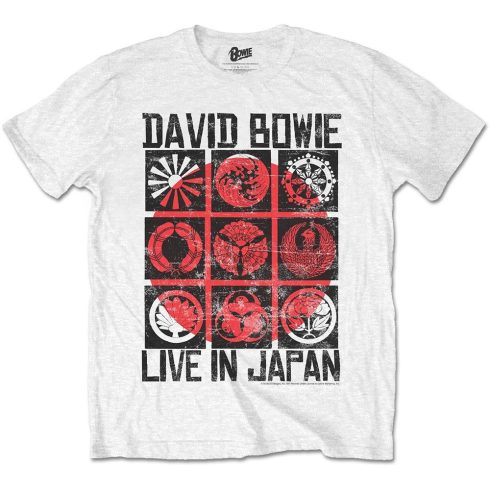 David Bowie - Live in Japan White póló
