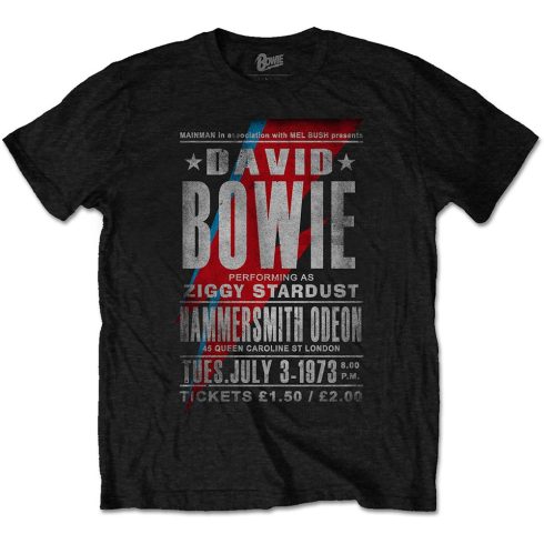 David Bowie - Hammersmith Odeon póló