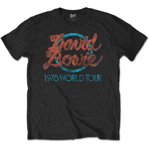 David Bowie - 1978 World Tour póló