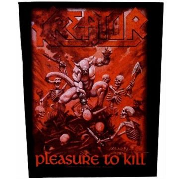Kreator - Pleasure To Kill hátfelvarró