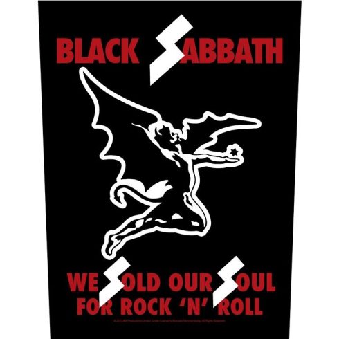 Black Sabbath - We Sold Our Souls hátfelvarró