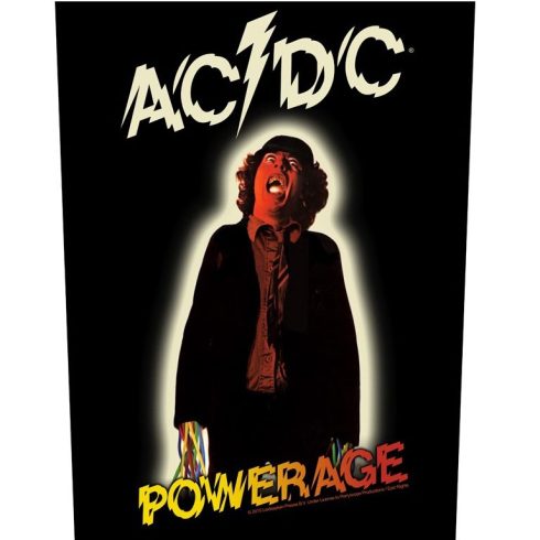 AC/DC - Powerage hátfelvarró
