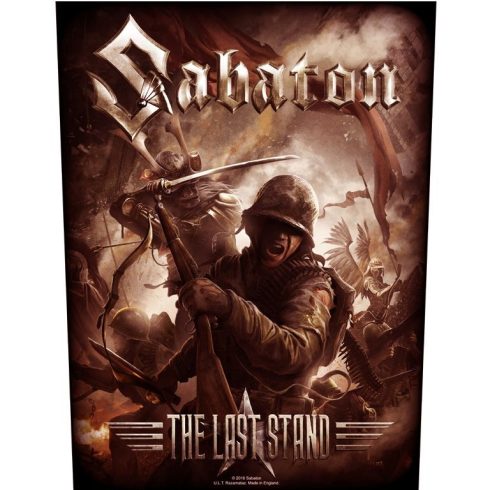 Sabaton - The Last Stand hátfelvarró