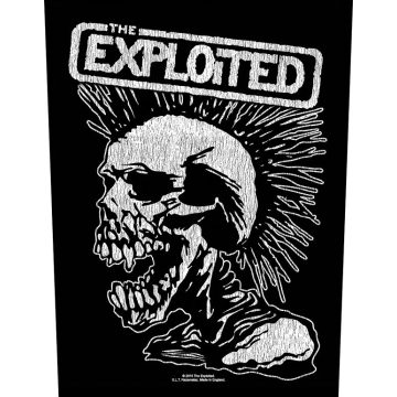 The Exploited - Vintage Skull hátfelvarró