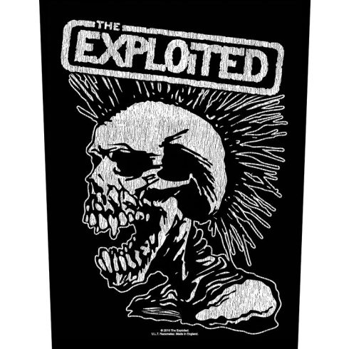The Exploited - Vintage Skull hátfelvarró