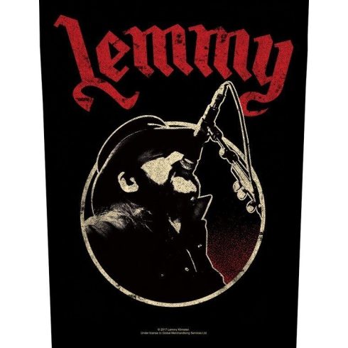 Motorhead - Lemmy Microphone hátfelvarró