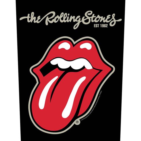 The Rolling Stones - Plastered Tongue hátfelvarró