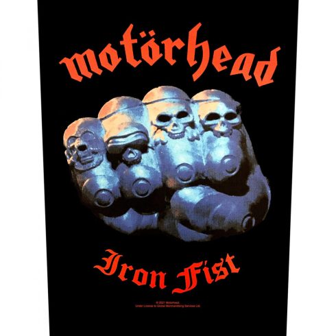 Motorhead - Iron Fist hátfelvarró