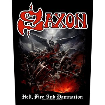 Saxon - Hell, Fire And Damnation hátfelvarró