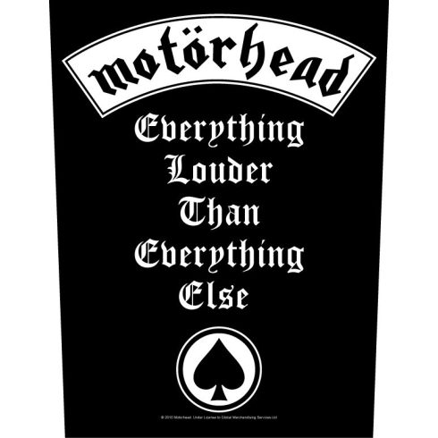 Motorhead - Everything Louder hátfelvarró