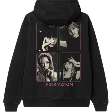 BlackPink - Pink Venom Group Photo (Back Print) pulóver