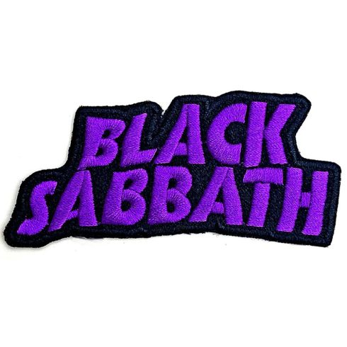 Black Sabbath - Cut-Out 3D Logo hímzett felvarró